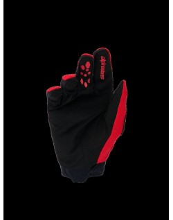GLOVES YTH FULL BORE V2 RED/BL