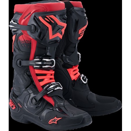 BOOT TECH 10 BLK/RD 10