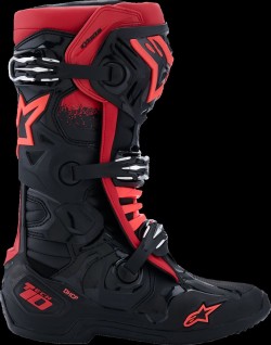 BOOT TECH 10 BLK/RD 10