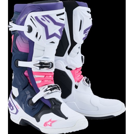 BOOT TECH 10 WHT/VLT/NVY/PINK 