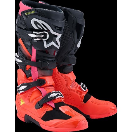 BOOT TECH 7 BLK/RD FLUO/PINK 1