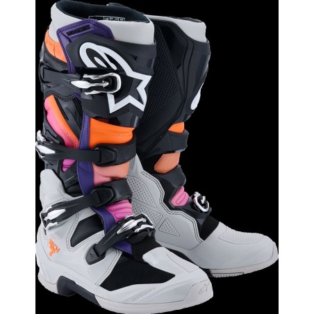BOOT TECH 7 BLK/LT GY/ORG FL/M