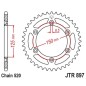 JT SPROCKETS Steel Standard Rear Sprocket 897 - 521 JT SPROCKETS Steel Standard Rear Sprocket 897 - 521