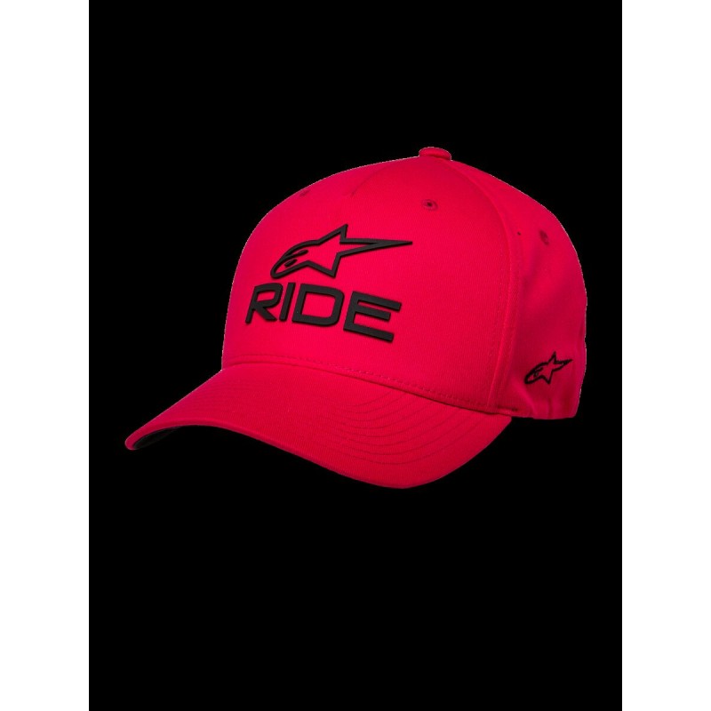 HAT CRV BILL RIDE SONIC RED/BL