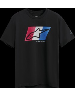 TEE SS CSF GLOBAL BLACK/RD/WH/