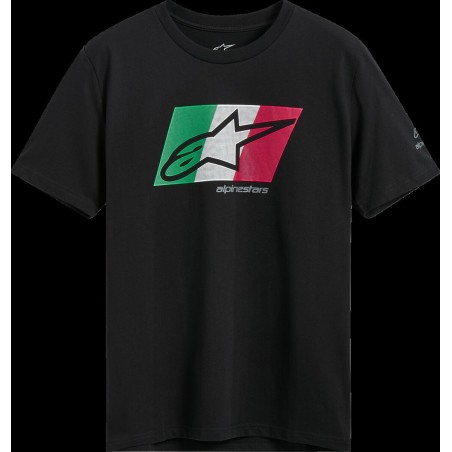 TEE SS CSF GLOBAL BLACK/GN/WH/