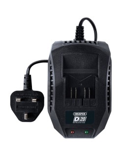 Chargeur de batterie DRAPER Li-ion D20 20 V, 2,4 A