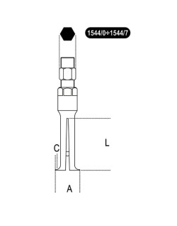 Extracteur à pince BETA TOOLS - prise intérieure