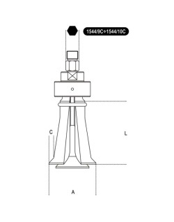 Extracteur à pince BETA TOOLS - prise intérieure
