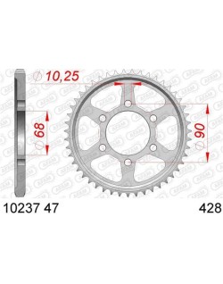 Kit chaîne AFAM 428XMR2 15/48 - couronne standard