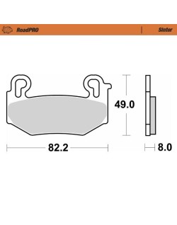 BRAKE PAD ROADPRO SINTER FRONT