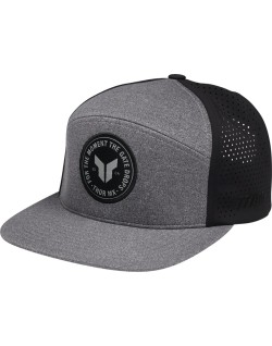 HAT BADGE HTR GY/BLACK