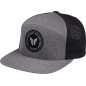 HAT BADGE HTR GY/BLACK