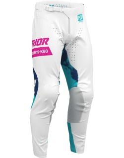 PANT LAUNCHMODE BLEACH WHT/AQ 