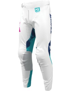 PANT LAUNCHMODE BLEACH WHT/AQ 