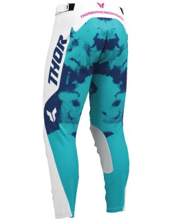 PANT LAUNCHMODE BLEACH WHT/AQ 