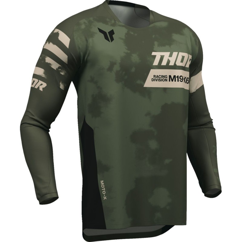 JERSEY LAUNCHMODE BLEACH BLK/C