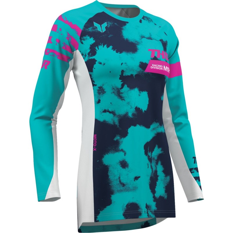 JERSEY WMN LAUNCHMODE BLEACH W
