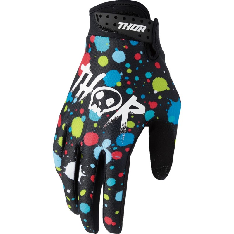 GLOVES YTH LAUNCHMODE SPLAT BL