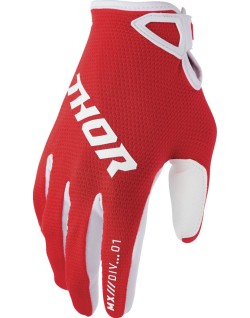 GLOVES YTH RIDEMODE STATIC RED
