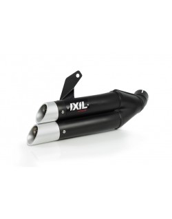 Ligne complète IXIL Hyperlow inox noir / alu poli - Yamaha MT-07 - XY9362XB