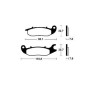Plaquettes de frein TECNIUM Performance métal fritté - MF297 Plaquettes de frein TECNIUM Performance métal fritté - MF297