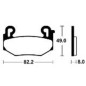 Plaquettes de frein TECNIUM Performance métal fritté - MF504 Plaquettes de frein TECNIUM Performance métal fritté - MF504