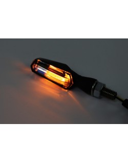 Clignotants avec feu de position LED HIGHSIDER smart SCURO 2in1 - verres fumés