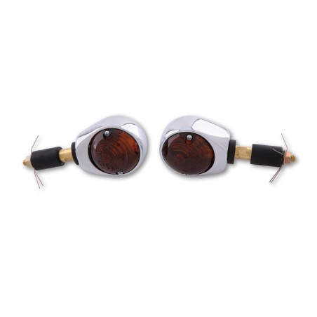 Clignotant de guidon HIGHSIDER smart OCHSENAUGE - verre fumé