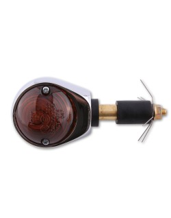 Clignotant de guidon HIGHSIDER smart OCHSENAUGE - verre fumé