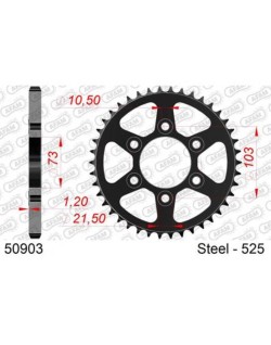 Couronne AFAM acier standard 50903 - 525