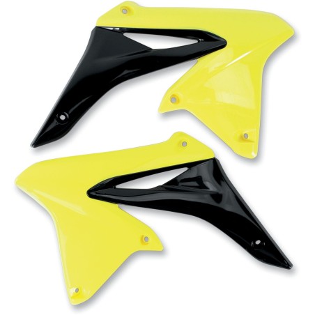 SHROUD RAD RMZ250 10-18 YEL/BK