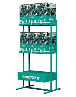 Présentoir MOTOREX Bag-In-Box