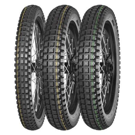 Pneu MITAS ENDURO HYBRID 120/100-18 (4.00-18) 68P TL/TT SUPER LIGHT GREEN M+S
