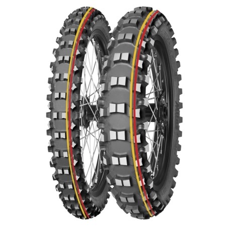 Pneu MITAS TERRA FORCE-MX SM 90/90-21 (3.00-21) NHS 54M TT SOFT TO MEDIUM RED YELLOW