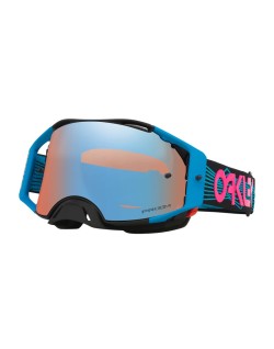 Masque OAKLEY Airbrake MX - Blue Wired écran Prizm MX Sapphire Iridium
