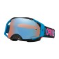 Masque OAKLEY Airbrake MX - Blue Wired écran Prizm MX Sapphire Iridium