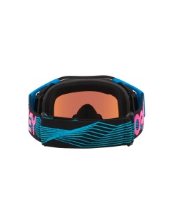 Masque OAKLEY Airbrake MX - Blue Wired écran Prizm MX Sapphire Iridium