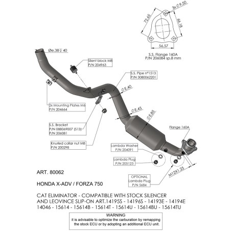 HEADER HONDA X-ADV 750