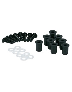 Kit vis de carénage en aluminium HIGHSIDER smart - écrous caoutchouc M5 - 8 pièces