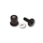 Kit vis de carénage en aluminium HIGHSIDER smart - écrous caoutchouc M6 - 8 pièces