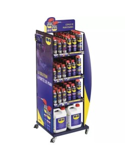 Présentoir métal sur roues WD-40 capacité 108 unités