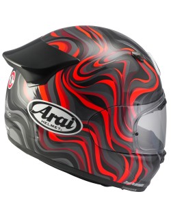 Casque ARAI QUANTIC SWIRL - rouge