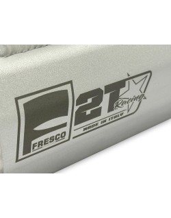 Silencieux FRESCO Carby aluminium blanc/casquette carbone