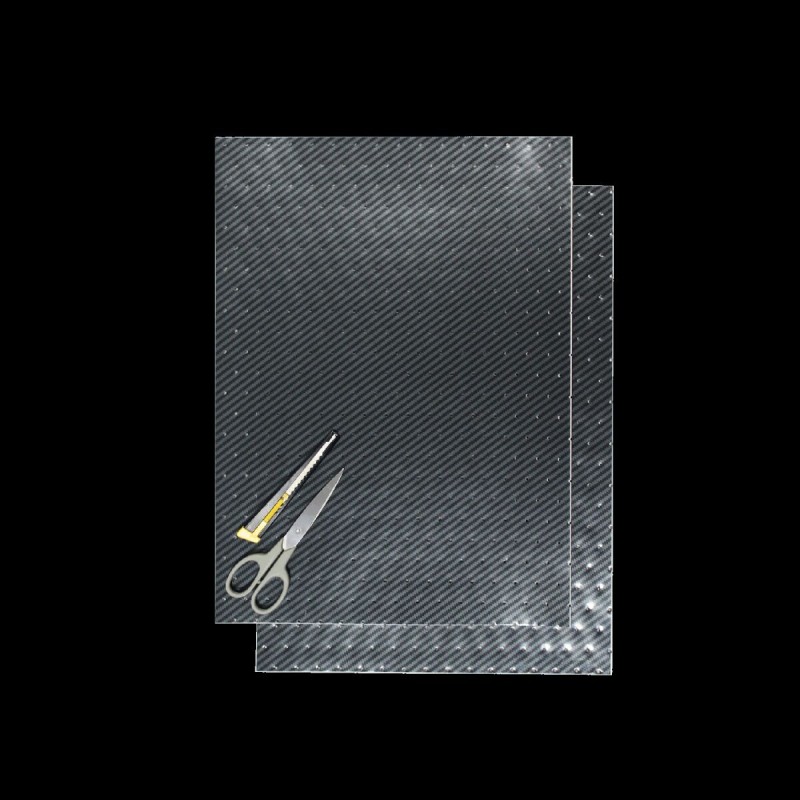 STICKER SHEET CARBON 2PCS WITH