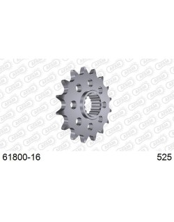 Pignon AFAM acier anti-bruit 618 - 525 - noir