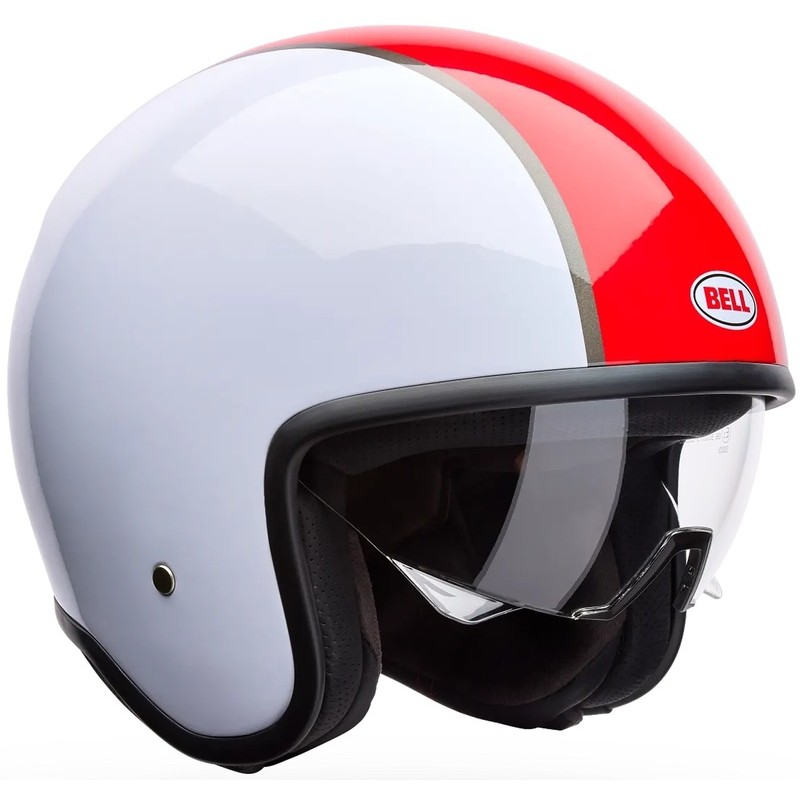 Casque BELL TX501 - Rally Red/White