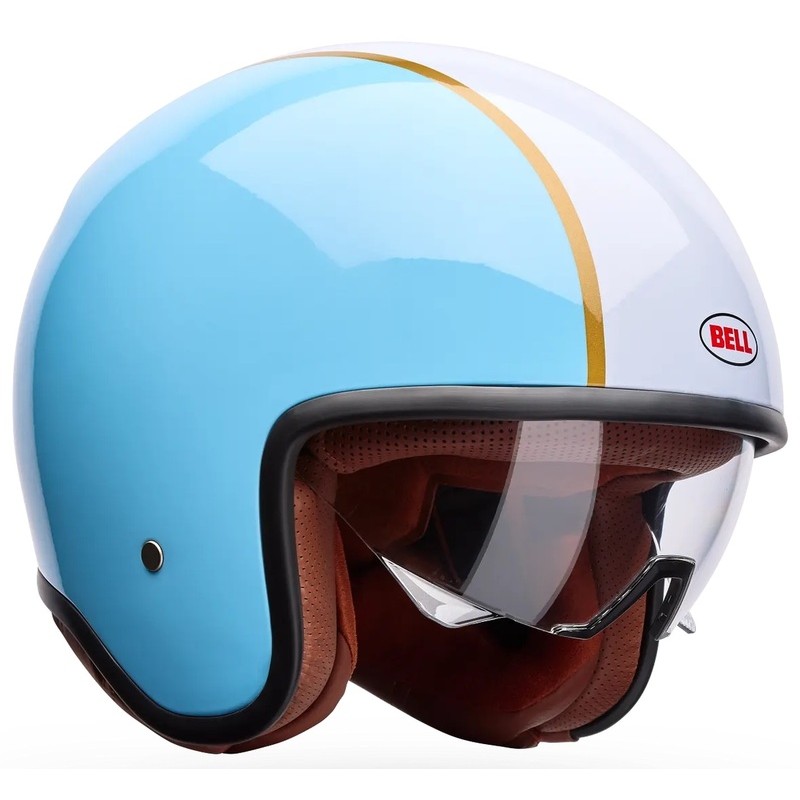 Casque BELL TX501 - Rally Blue/White