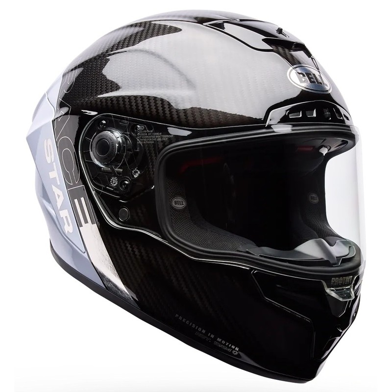 Casque BELL Race Star DLX Flex - Strike Silver/White