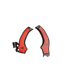 Protections de cadre RACETECH - noir/rouge